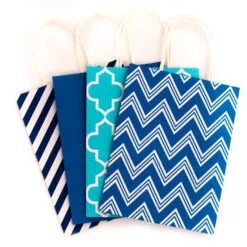 Hallmark 10.7" 12-Pack Assorted Kraft Paper Gift Bags -Hot Sale Hallmark Store 10.7 Prints and Solids 12Pack Assorted Gift Bags 5EGB6051 05