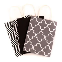 Hallmark 10.7" 12-Pack Assorted Kraft Paper Gift Bags -Hot Sale Hallmark Store 10.7 Prints and Solids 12Pack Assorted Gift Bags 5EGB6051 07