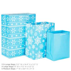 Hallmark Assorted Sizes And Designs 12-Pack Christmas Gift Bags -Hot Sale Hallmark Store 12 Assorted Sizes and Designs Christmas Gift Bags 5XGB1408 03