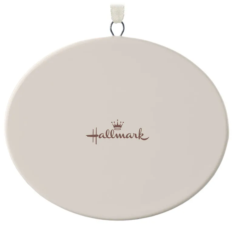 Hallmark 1-Sided Oval Ceramic Photo Ornament 6 Hallmark 1-Sided Oval Ceramic Photo Ornament - Image 6