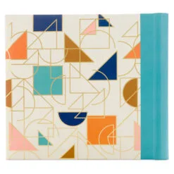 Hallmark Bright Geometric On White Photo Album -Hot Sale Hallmark Store 200Photo Album Geometric Print on White 1EDY3142 04