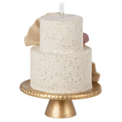 Hallmark A Sweet Beginning 2023 Porcelain Ornament -Hot Sale Hallmark Store 2023 Wedding Cake Keepsake Ornament 1999QHX3067 06