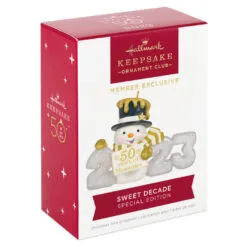 Hallmark Sweet Decade 2023 Special Edition Ornament -Hot Sale Hallmark Store 2023 With Snowman Keepsake Ornament 1999QXC5622 04