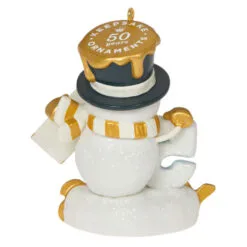 Hallmark 50 Sweet Years Special Edition Ornament -Hot Sale Hallmark Store 50 Sweet Years Snowman Keepsake Ornament 1799QGO2509 06