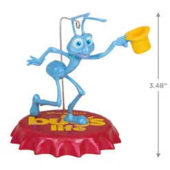 Hallmark Disney/Pixar A Bug's Life 25th Anniversary Flik Ornament -Hot Sale Hallmark Store A Bugs Life Flik the Ant Keepsake Ornament 1899QXD6657 03