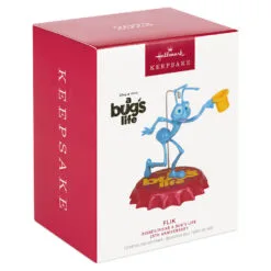 Hallmark Disney/Pixar A Bug's Life 25th Anniversary Flik Ornament -Hot Sale Hallmark Store A Bugs Life Flik the Ant Keepsake Ornament 1899QXD6657 04