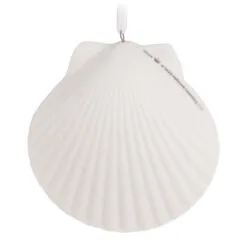 Hallmark A Heart Remembered 2023 Porcelain Ornament -Hot Sale Hallmark Store A Heart Remembered Seashell Keepsake Ornament 1799QHX3037 06