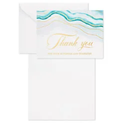 Hallmark Abstract Waves Boxed Blank Sympathy Thank-You Notes, Pack Of 20 -Hot Sale Hallmark Store Abstract Waves Boxed Blank Sympathy ThankYou Notes 5STZ1101 03