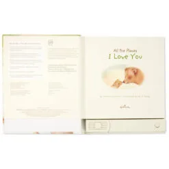 Hallmark All The Places I Love You Recordable Storybook With Music -Hot Sale Hallmark Store All The Places I Love You Recordable Storybook With Music 1KOB1232 03