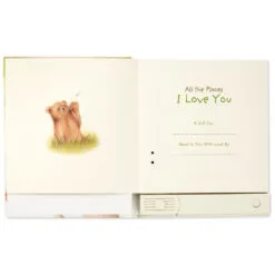 Hallmark All The Places I Love You Recordable Storybook With Music -Hot Sale Hallmark Store All The Places I Love You Recordable Storybook With Music 1KOB1232 04