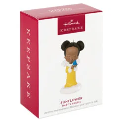 Hallmark Mary's Angels Sunflower Ornament -Hot Sale Hallmark Store Angel on Cloud With Bluebird Keepsake Ornament 1599QXR8227 04