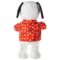 Hallmark Peanuts® Sunshine Vibe Snoopy Musical Plush With Motion, 13.5" -Hot Sale Hallmark Store Animated Snoopy Stuffed Animal in Polka Dot Shirt 1PAJ3530 03