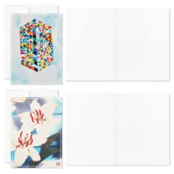 Hallmark ArtLifting Nature And Abstracts Blank Note Cards Assortment, Box Of 24 -Hot Sale Hallmark Store ArtLifting Nature Art Assorted Boxed Blank Cards 3SOM1334 04