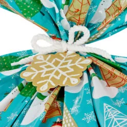 Hallmark Snowmen On Blue And Snowflakes On Red 2-Pack Giant Plastic Christmas Gift Bags -Hot Sale Hallmark Store Assorted Giant Plastic Christmas Gift Bags 5XGB1452 04