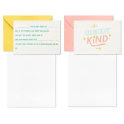 Hallmark Little World Changers™ Assorted Blank Note Cards In Caddy, Pack Of 24 -Hot Sale Hallmark Store Assorted Kids Blank Note Cards in Caddy 3SOM1188 04