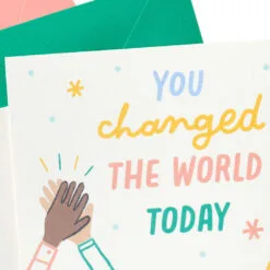 Hallmark Little World Changers™ Assorted Blank Note Cards In Caddy, Pack Of 24 -Hot Sale Hallmark Store Assorted Kids Blank Note Cards in Caddy 3SOM1188 05