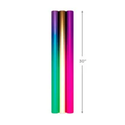 Hallmark Assorted Ombré Foil 3-Pack Wrapping Paper, 60 Sq. Ft Total 15 Hallmark Assorted Ombré Foil 3-Pack Wrapping Paper, 60 Sq. Ft Total -Hot Sale Hallmark Store Assorted Ombr Foil Wrapping Paper 5EWR2655 08