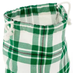 Hallmark 10" Assorted Plaid 3-Pack Fabric Gift Bags -Hot Sale Hallmark Store Assorted Plaid Fabric Christmas Gift Bags 5XGB1453 05