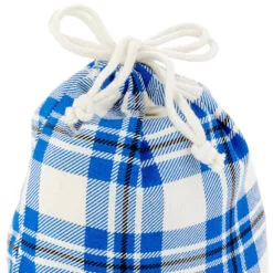 Hallmark 10" Assorted Plaid 3-Pack Fabric Gift Bags -Hot Sale Hallmark Store Assorted Plaid Fabric Christmas Gift Bags 5XGB1453 06