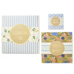 Hallmark 4", 8" And 10" Floral 3-Pack Gift Boxes With Bands -Hot Sale Hallmark Store Assorted Sizes Floral Gift Boxes With Bands 5EBC1230 06