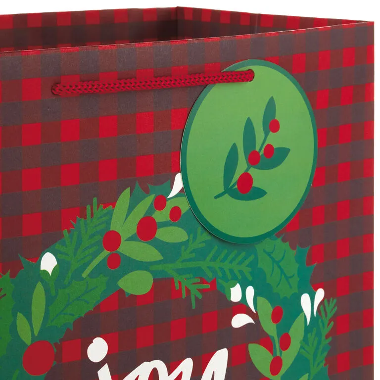 Hallmark Assorted Rustic Designs 8-Pack Small, Medium And Large Christmas Gift Bags 4 Hallmark Assorted Rustic Designs 8-Pack Small, Medium And Large Christmas Gift Bags - Image 4