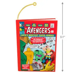 Hallmark Marvel Comics The Avengers 60th Anniversary Ornament -Hot Sale Hallmark Store Avengers Comic Book Keepsake Ornament 2099QXI7469 03