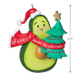 Hallmark Guacin' Around The Christmas Tree Ornament With Sound -Hot Sale Hallmark Store Avocado and Christmas Tree Keepsake Ornament 2199QGO2839 03