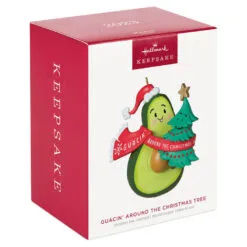Hallmark Guacin' Around The Christmas Tree Ornament With Sound -Hot Sale Hallmark Store Avocado and Christmas Tree Keepsake Ornament 2199QGO2839 04