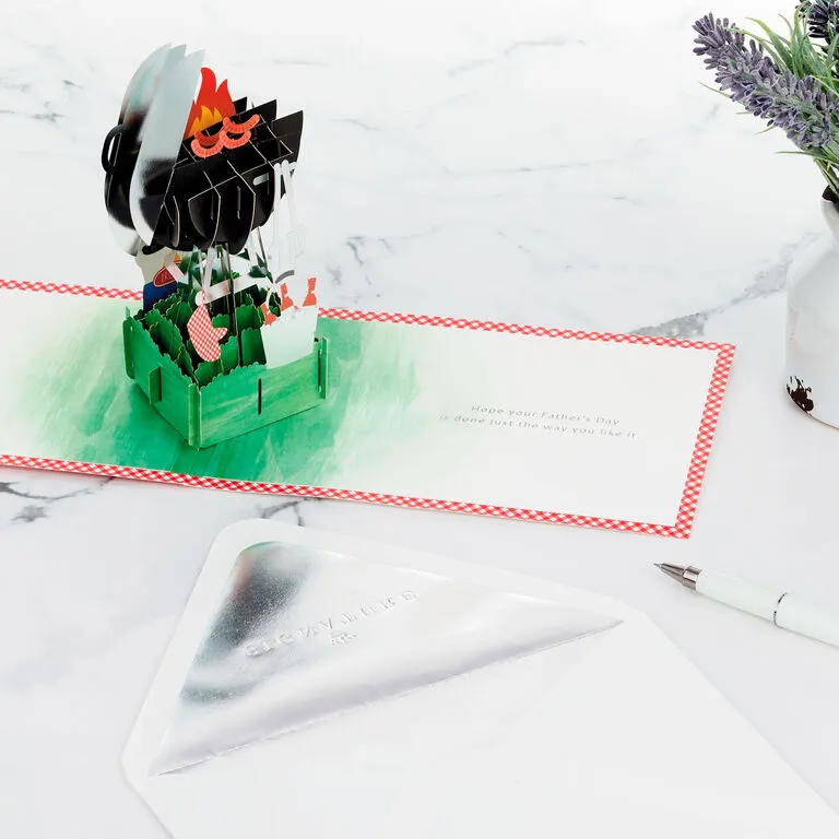 Hallmark BBQ Grill 3D Pop-Up Father's Day Card For Dad 7 Hallmark BBQ Grill 3D Pop-Up Father's Day Card For Dad - Image 7