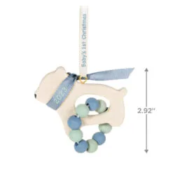 Hallmark Baby Boy's First Christmas Bear 2023 Ornament 8 Hallmark Baby Boy's First Christmas Bear 2023 Ornament -Hot Sale Hallmark Store Baby Boys 1st Christmas Bear Keepsake Ornament 1799QGO2729 03