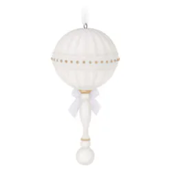 Hallmark Baby's First Christmas Rattle 2023 Porcelain Ornament -Hot Sale Hallmark Store Babys 1st Christmas Rattle Keepsake Ornament 2499QHX3107 06