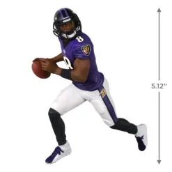 Hallmark NFL Baltimore Ravens Lamar Jackson Ornament -Hot Sale Hallmark Store Baltimore Ravens Lamar Jackson Keepsake Ornament 2299QXI7167 03