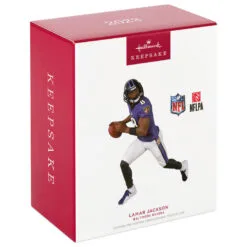 Hallmark NFL Baltimore Ravens Lamar Jackson Ornament -Hot Sale Hallmark Store Baltimore Ravens Lamar Jackson Keepsake Ornament 2299QXI7167 04