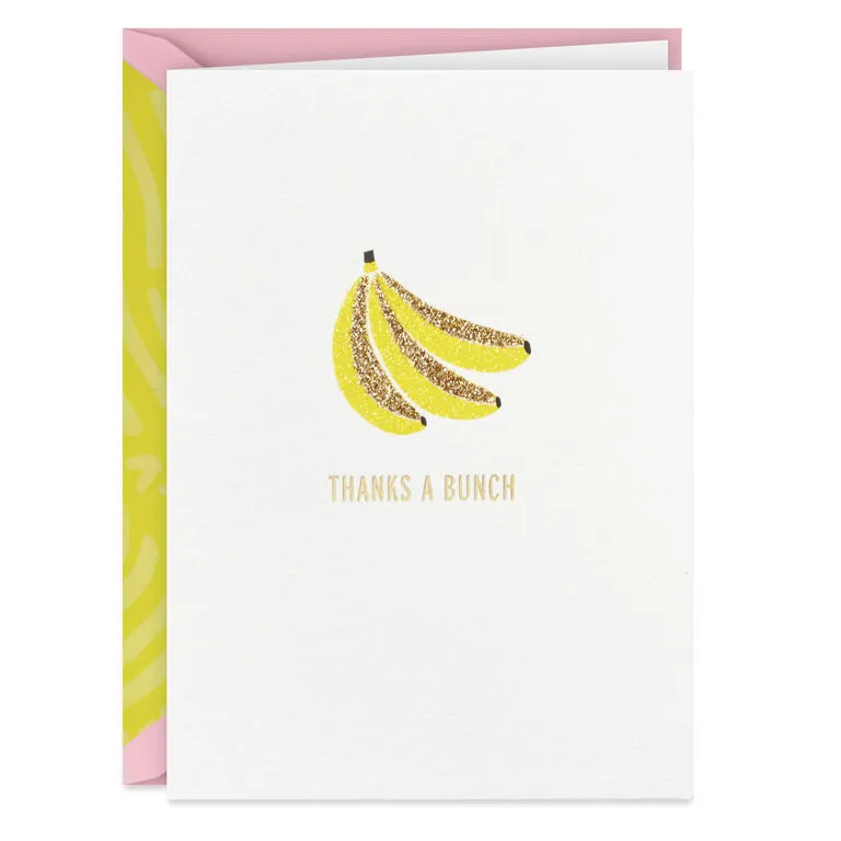 Hallmark Thanks A Bunch Boxed Blank Thank-You Notes, Pack Of 8 1 Hallmark Thanks A Bunch Boxed Blank Thank-You Notes, Pack Of 8