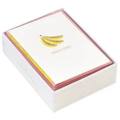 Hallmark Thanks A Bunch Boxed Blank Thank-You Notes, Pack Of 8 10 Hallmark Thanks A Bunch Boxed Blank Thank-You Notes, Pack Of 8 -Hot Sale Hallmark Store Banana Bunch Boxed Blank ThankYou Notes Multipack 1THK4117 05