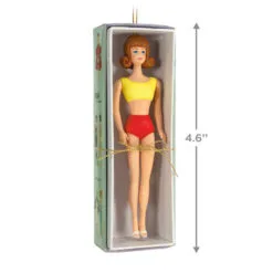 Hallmark Barbie™ Barbie's Best Friend, Midge™ Ornament -Hot Sale Hallmark Store Barbie Midge in Box Keepsake Ornament 1899QXI7009 03