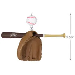 Hallmark Baseball Star 2023 Ornament -Hot Sale Hallmark Store Baseball Bat Glove and Ball Keepsake Ornament 1399QGO2697 03