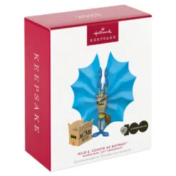 Hallmark Looney Tunes™ Wile E. Coyote™ As Batman™ Ornaments, Set Of 2 -Hot Sale Hallmark Store Batman Wile E. Coyote Keepsake Ornament 1899QXI6049 04