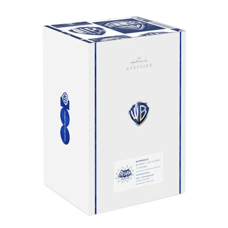 Hallmark Batman™ The Classic TV Series Batmobile™ Glass Ornament 4 Hallmark Batman™ The Classic TV Series Batmobile™ Glass Ornament - Image 4