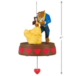 Hallmark Disney Beauty And The Beast Fairy-Tale First Dance Ornament -Hot Sale Hallmark Store Beauty and the Beast Dancing Keepsake Ornament 2499QXD6697 03