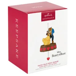 Hallmark Disney Beauty And The Beast Fairy-Tale First Dance Ornament -Hot Sale Hallmark Store Beauty and the Beast Dancing Keepsake Ornament 2499QXD6697 04