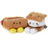 Hallmark Better Together Hot Dog And S'More Magnetic Plush, 4"