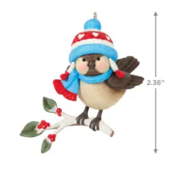 Hallmark Cozy Critters Special Edition Ornament -Hot Sale Hallmark Store Bird on Snowy Tree Branch Keepsake Ornament 1699QGO2797 03