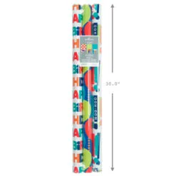 Hallmark Birthday Celebration 3-Pack Reversible Wrapping Paper -Hot Sale Hallmark Store Birthday Celebration 3Pack Reversible Wrapping Paper 5EWR2946 03