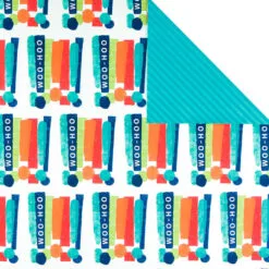 Hallmark Birthday Celebration 3-Pack Reversible Wrapping Paper -Hot Sale Hallmark Store Birthday Celebration 3Pack Reversible Wrapping Paper 5EWR2946 06