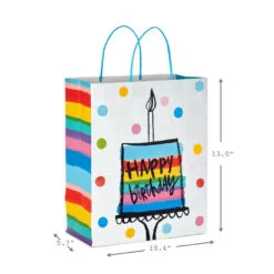 Hallmark Birthday Cheer 8-Pack Assorted Gift Bags 8 Hallmark Birthday Cheer 8-Pack Assorted Gift Bags -Hot Sale Hallmark Store Birthday Cheer Medium and Large Gift Bags 5EGB6365 03
