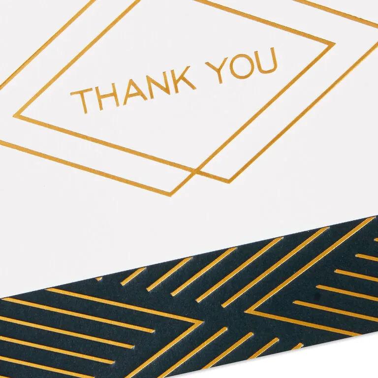 Hallmark Black And Gold Bulk Blank Thank-You Notes, Pack Of 50 5 Hallmark Black And Gold Bulk Blank Thank-You Notes, Pack Of 50 - Image 5