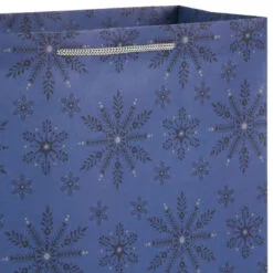 Hallmark Bulk Blue And Gray 18-Pack Holiday Gift Bags, Assorted Sizes And Designs -Hot Sale Hallmark Store Blue and Gray Holiday Gift Bags Bulk Pack 5XGB1425 04