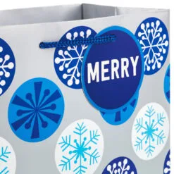 Hallmark Blue And Silver 8-Pack Holiday Gift Bags, Assorted Sizes And Designs -Hot Sale Hallmark Store Blue and Silver Holiday Gift Bags Bulk Pack XGB4895 05