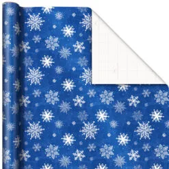 Hallmark Blue And White 3-Pack Holiday Wrapping Paper Assortment, 120 Sq. Ft. 11 Hallmark Blue And White 3-Pack Holiday Wrapping Paper Assortment, 120 Sq. Ft. -Hot Sale Hallmark Store Blue and White Holiday Wrapping Paper Assortment 5JXW1256 05